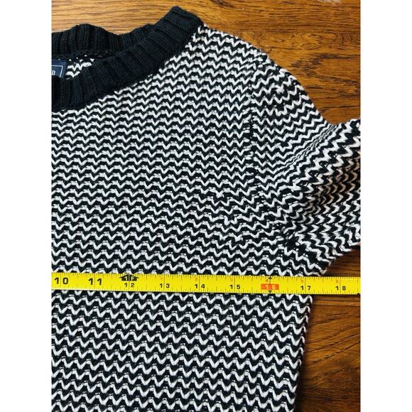 GAP Maternity Chunky Knit Long Sweater Dress. Striped Chevron Stripe Women's XS - Picture 6 of 12